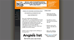 Desktop Screenshot of bocaairconditioning.com